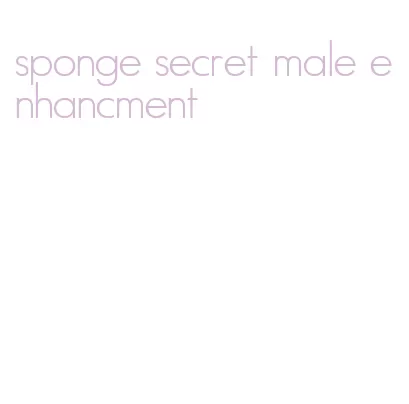 sponge secret male enhancment