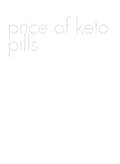 price of keto pills