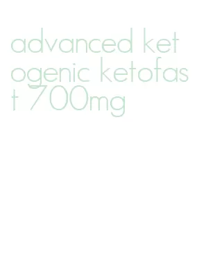 advanced ketogenic ketofast 700mg