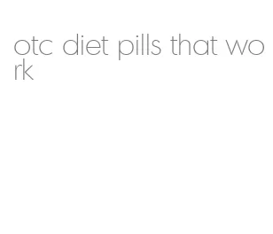 otc diet pills that work