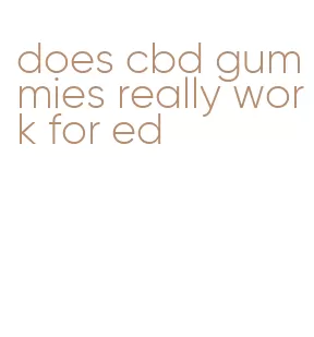 does cbd gummies really work for ed