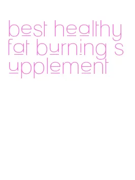 best healthy fat burning supplement