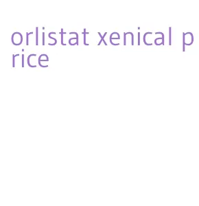 orlistat xenical price