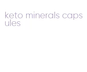 keto minerals capsules
