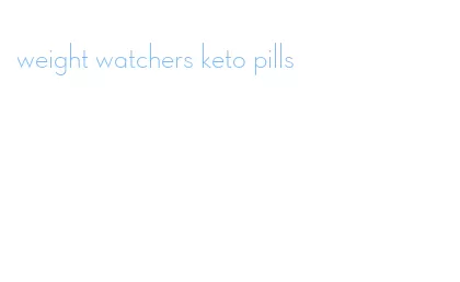 weight watchers keto pills