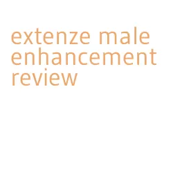 extenze male enhancement review