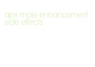 apx male enhancement side effects