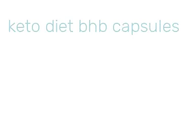 keto diet bhb capsules