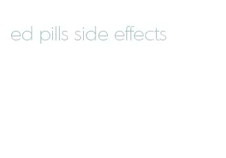 ed pills side effects