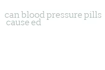 can blood pressure pills cause ed