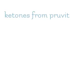 ketones from pruvit