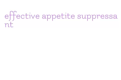 effective appetite suppressant