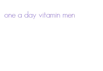 one a day vitamin men