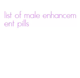 list of male enhancement pills