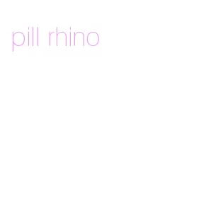 pill rhino