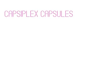 capsiplex capsules