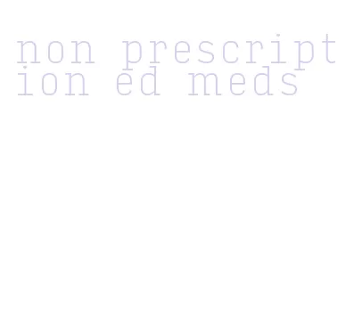 non prescription ed meds