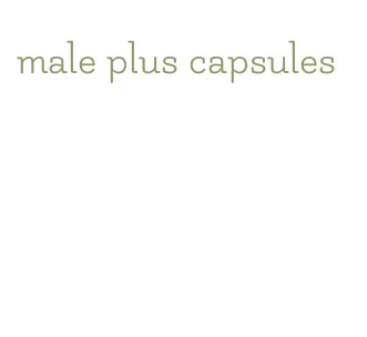 male plus capsules