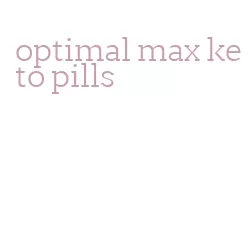 optimal max keto pills