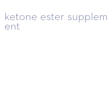 ketone ester supplement