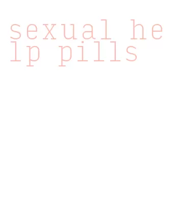 sexual help pills