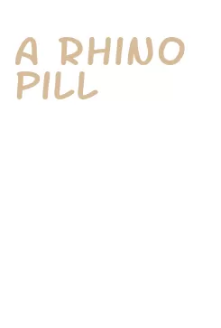 a rhino pill