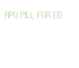 apo pill for ed