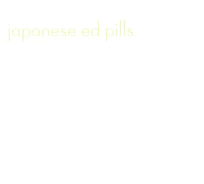 japanese ed pills