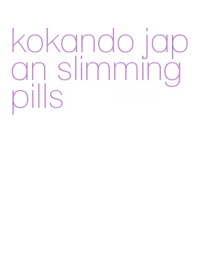 kokando japan slimming pills