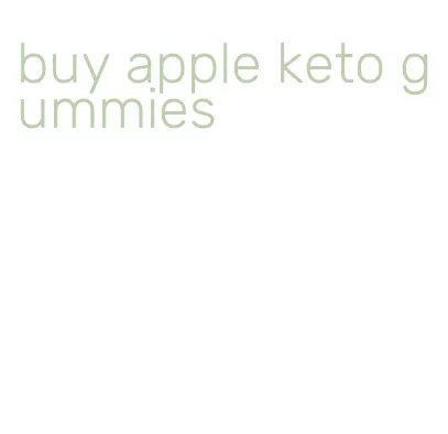 buy apple keto gummies