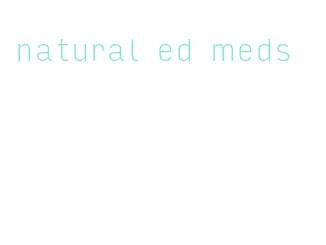 natural ed meds