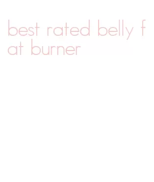 best rated belly fat burner