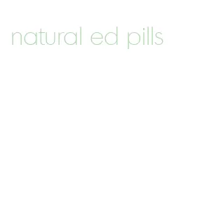 natural ed pills