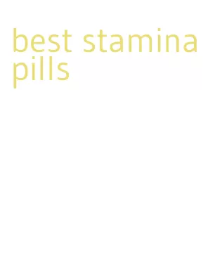 best stamina pills