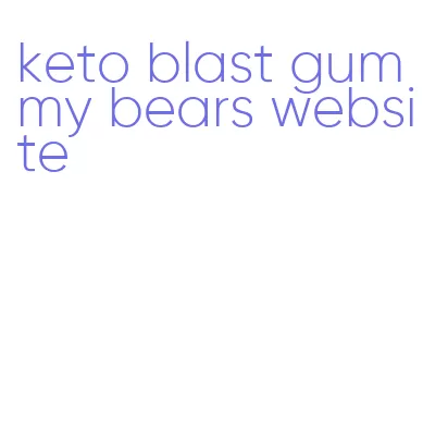 keto blast gummy bears website