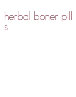 herbal boner pills