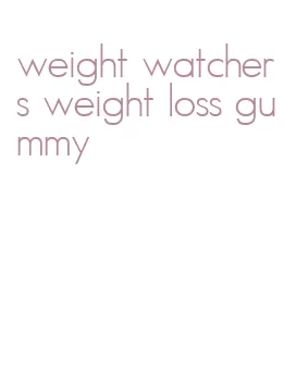 weight watchers weight loss gummy