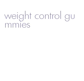 weight control gummies