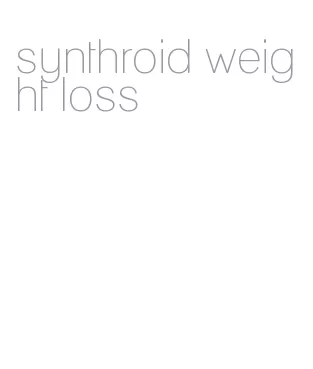 synthroid weight loss
