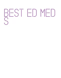 best ed meds