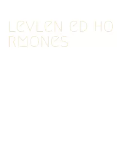 levlen ed hormones