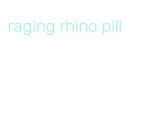 raging rhino pill