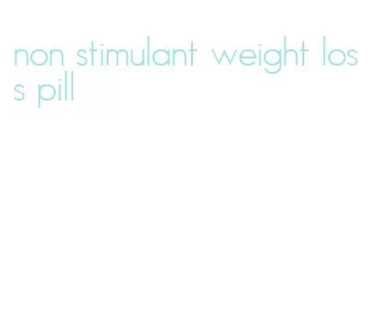 non stimulant weight loss pill