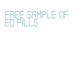 free sample of ed pills