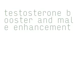 testosterone booster and male enhancement