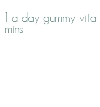 1 a day gummy vitamins