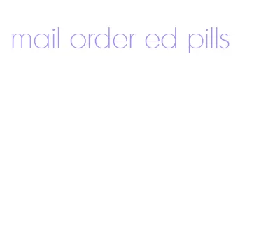 mail order ed pills