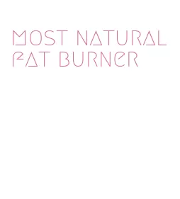 most natural fat burner