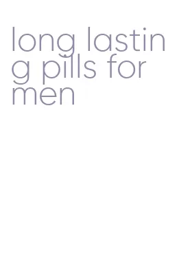 long lasting pills for men