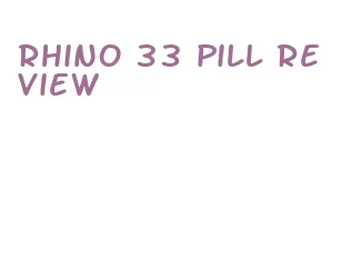 rhino 33 pill review